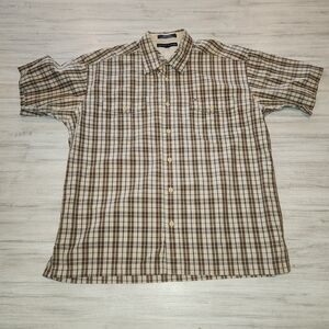 Tommy Hilfiger Men's Short Sleeve Button Down Casual Shirt Size Extra...